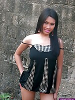 hot asian girl dildoing