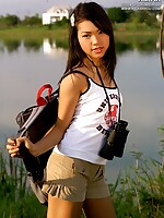 handjob spectacles asian